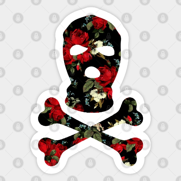 SKIMASK roses Sticker by undergroundART